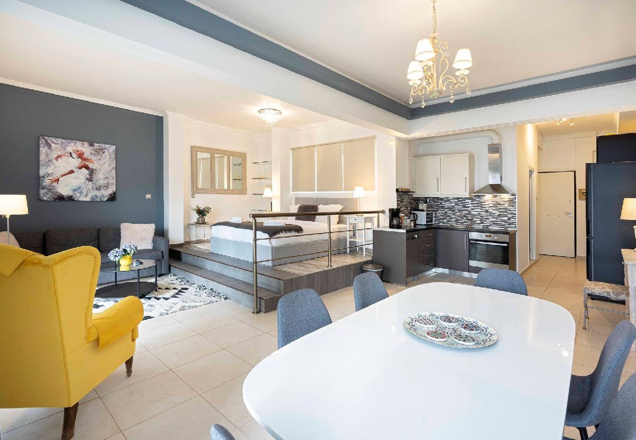 Apartment in Athens - Spacious & Quiet Studio | Metro | 15' To Acropolis
