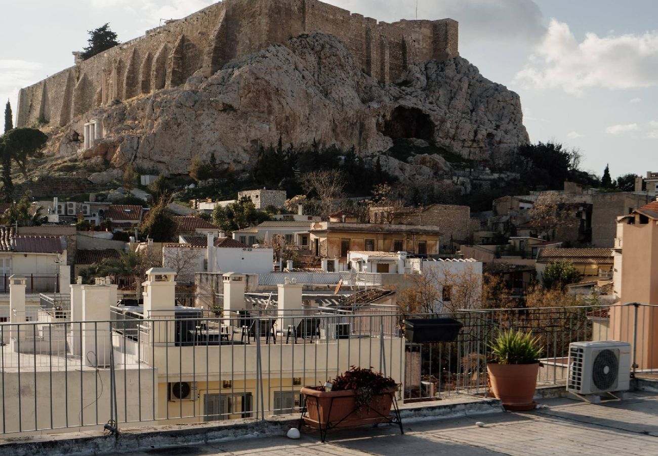 Apartment in Athens - 1BR In Plaka | Rooftop Access w/ Acropolis View