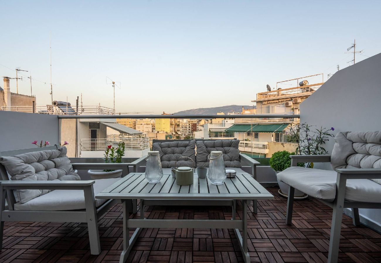 Apartment in Athens - Duplex | Acropolis View | 2 Balconies | By Metro