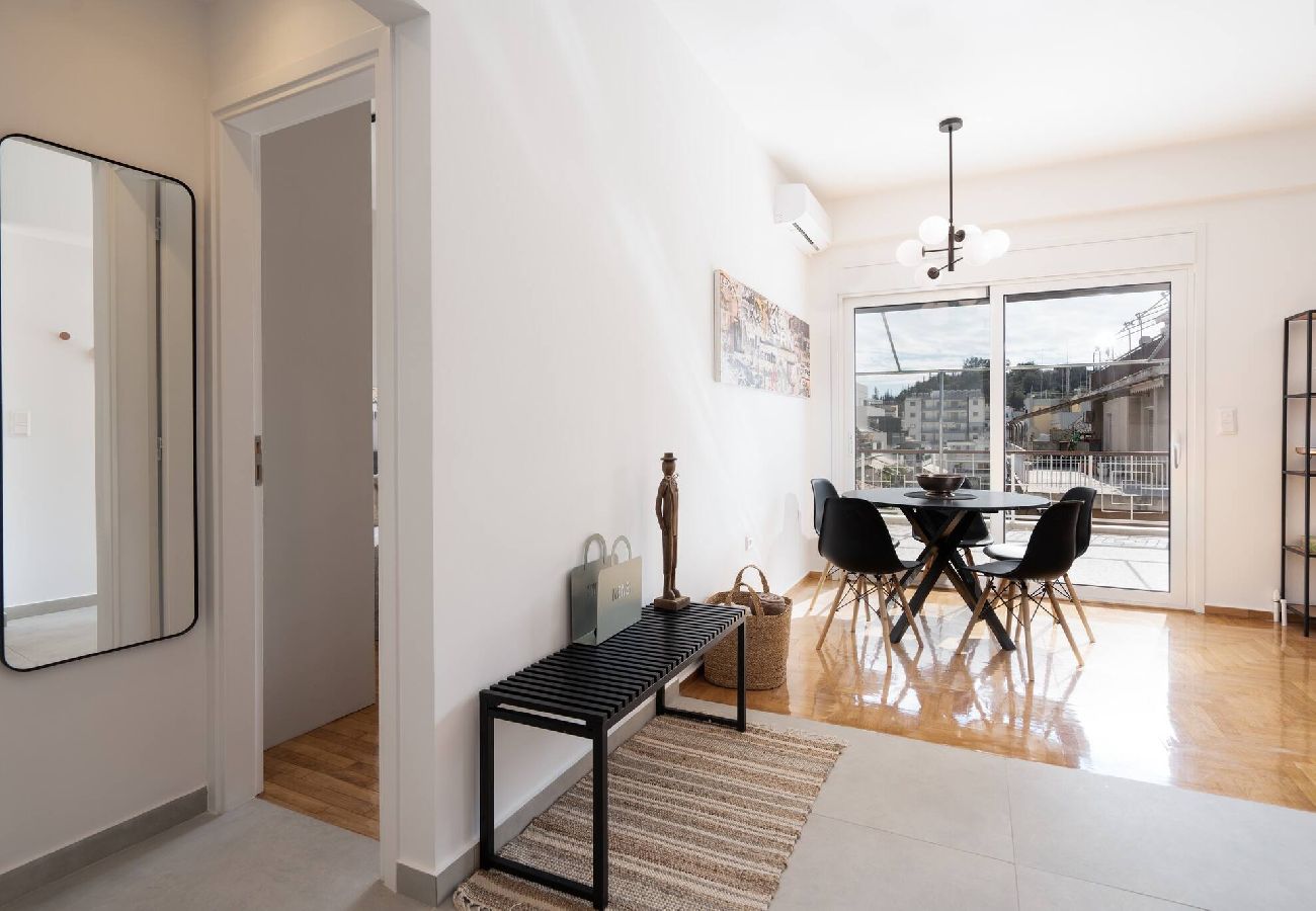 Apartment in Athens - 2BR Apt-Huge Balcony | Close to Metro & Acropolis