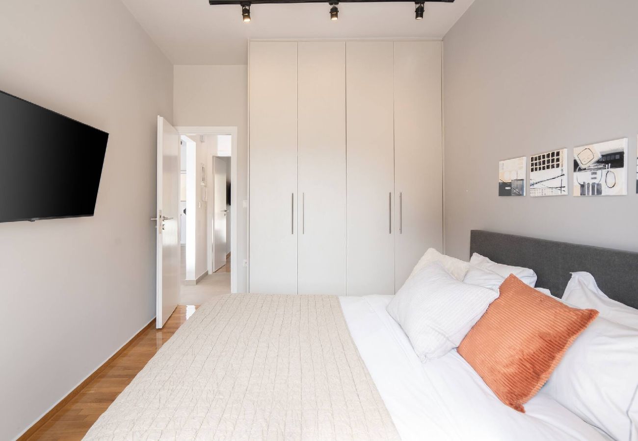 Apartment in Athens - 2BR Apt-Huge Balcony | Close to Metro & Acropolis