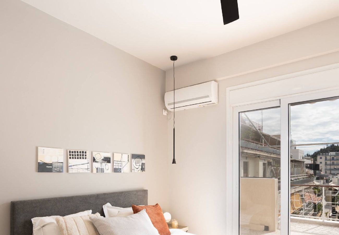 Apartment in Athens - 2BR Apt-Huge Balcony | Close to Metro & Acropolis