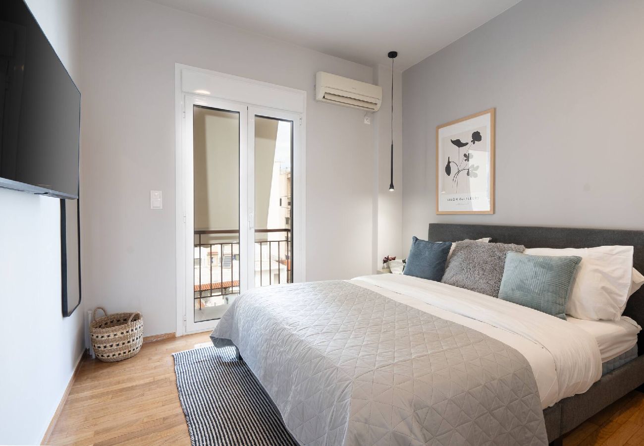 Apartment in Athens - 2BR Apt-Huge Balcony | Close to Metro & Acropolis