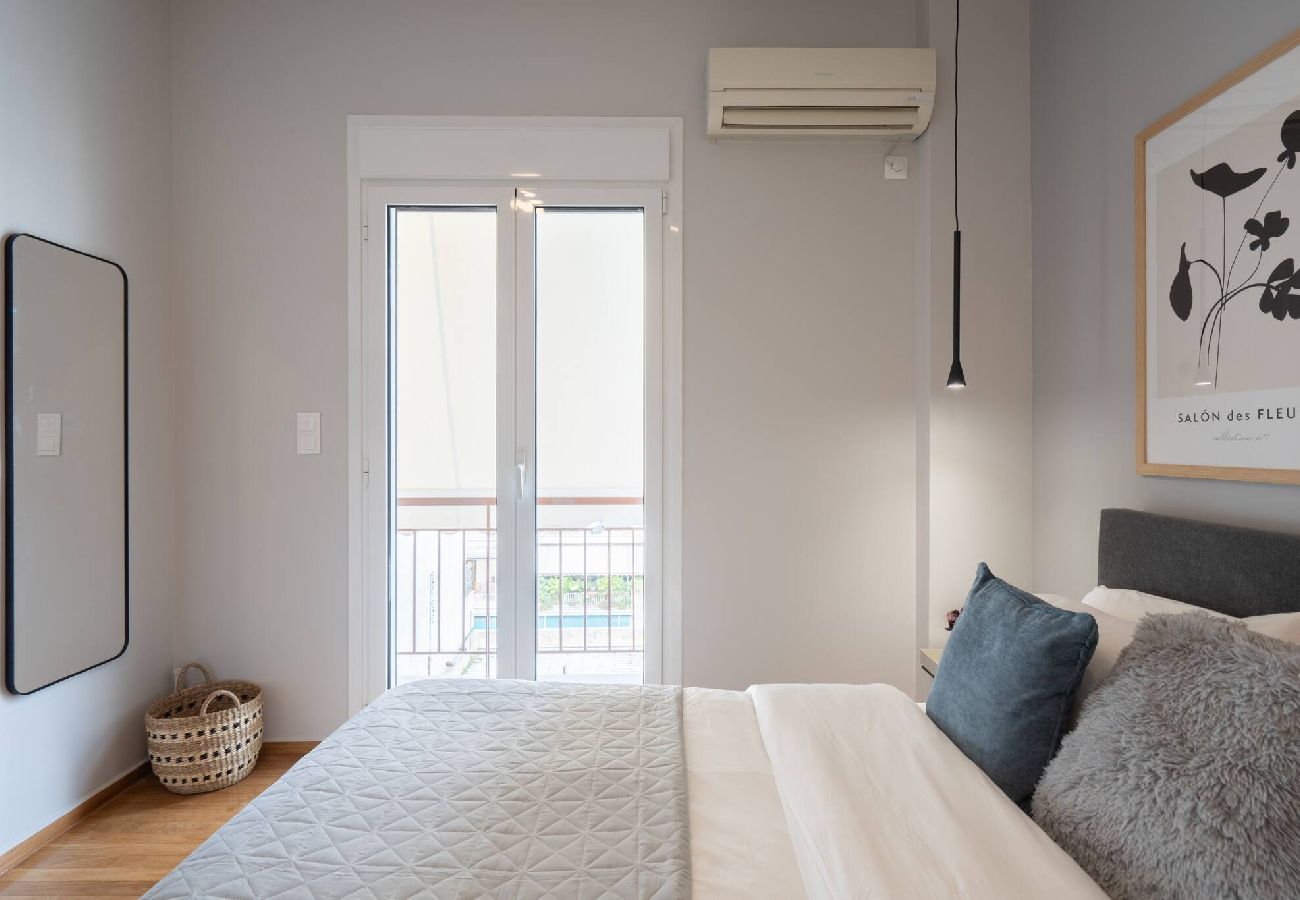 Apartment in Athens - 2BR Apt-Huge Balcony | Close to Metro & Acropolis