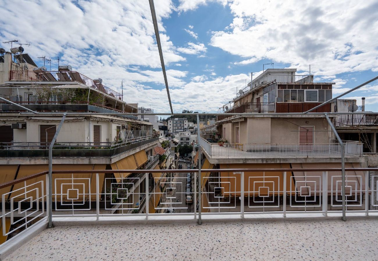 Apartment in Athens - 2BR Apt-Huge Balcony | Close to Metro & Acropolis