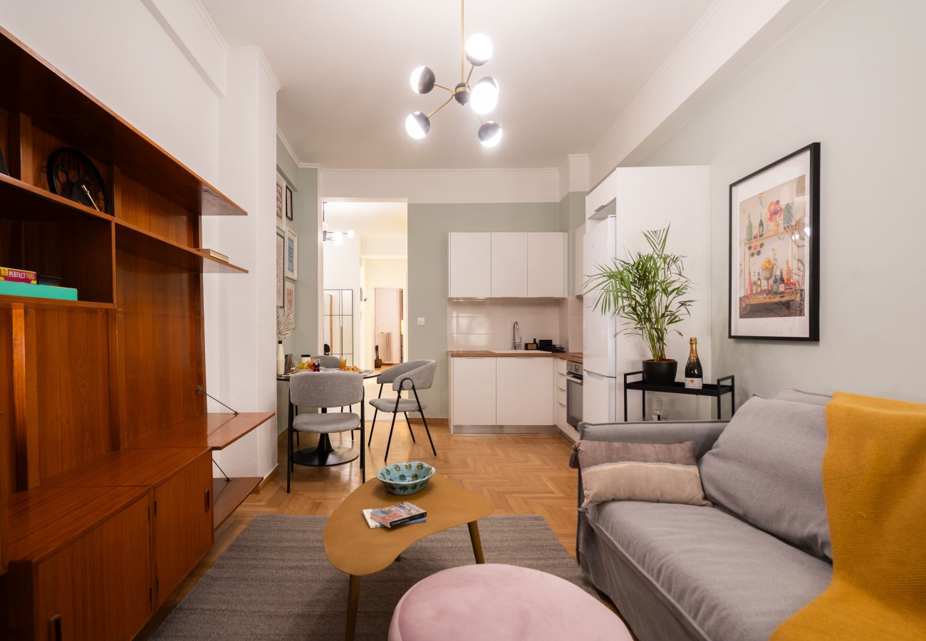 Apartment in Athens - 2BR Retro-Modern Apt | 15' To Acropolis