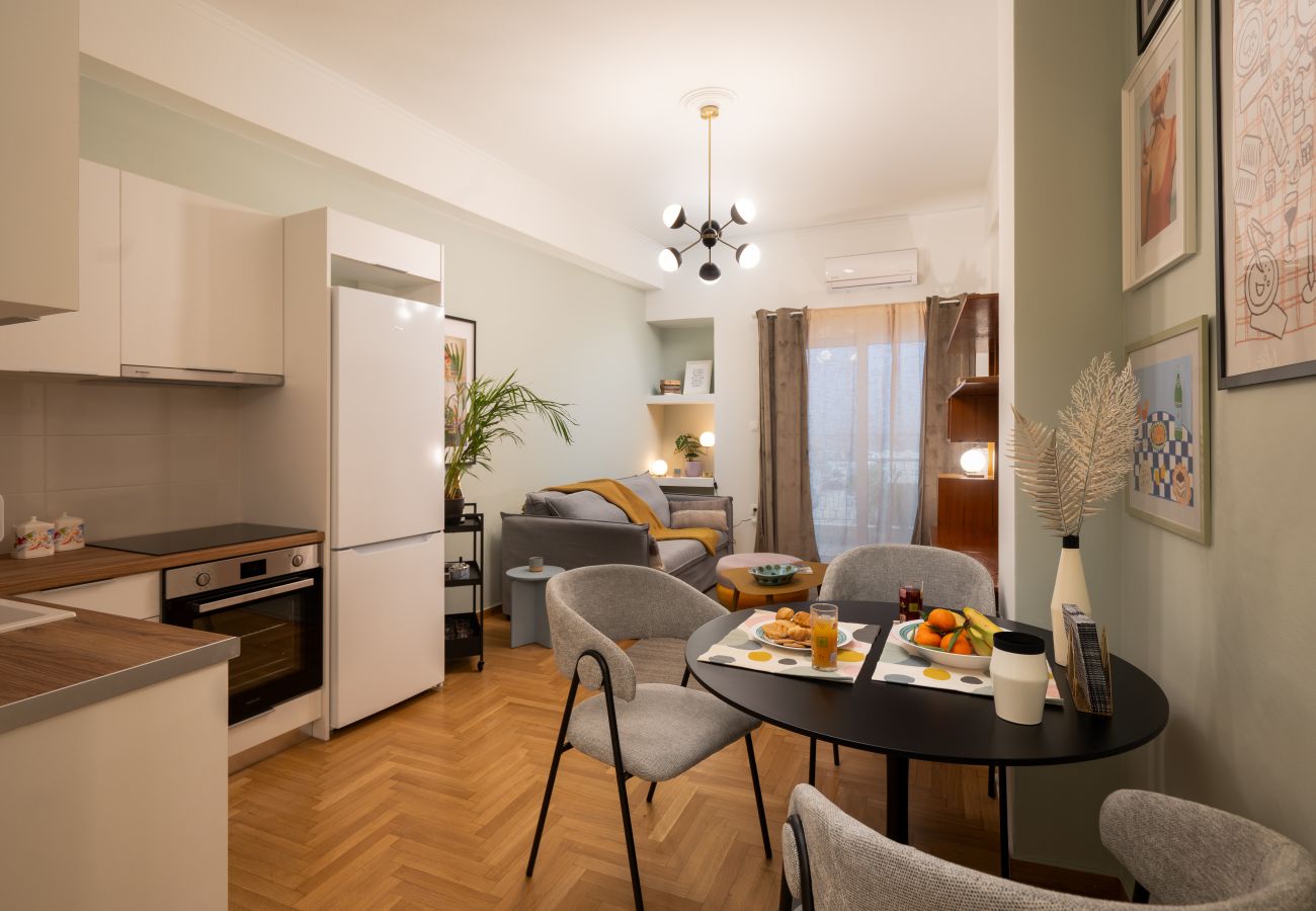 Apartment in Athens - 2BR Retro-Modern Apt | 15' To Acropolis