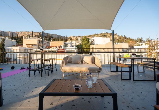 Apartment in Athens - 2BR Gem | Near Acropolis & Metro | Rooftop Views