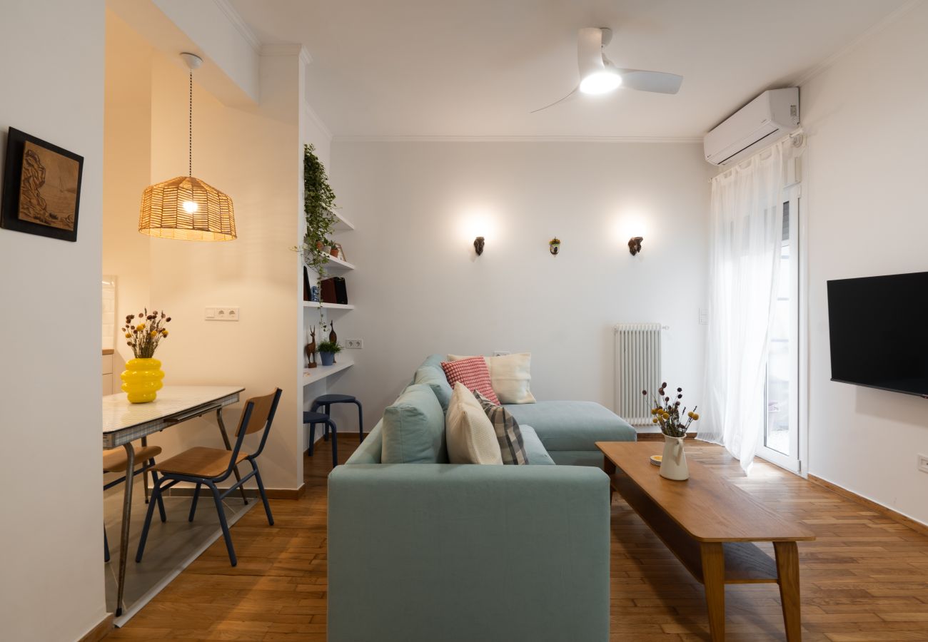 Apartment in Athens - 1BR Next to Metro | Modern Comfort
