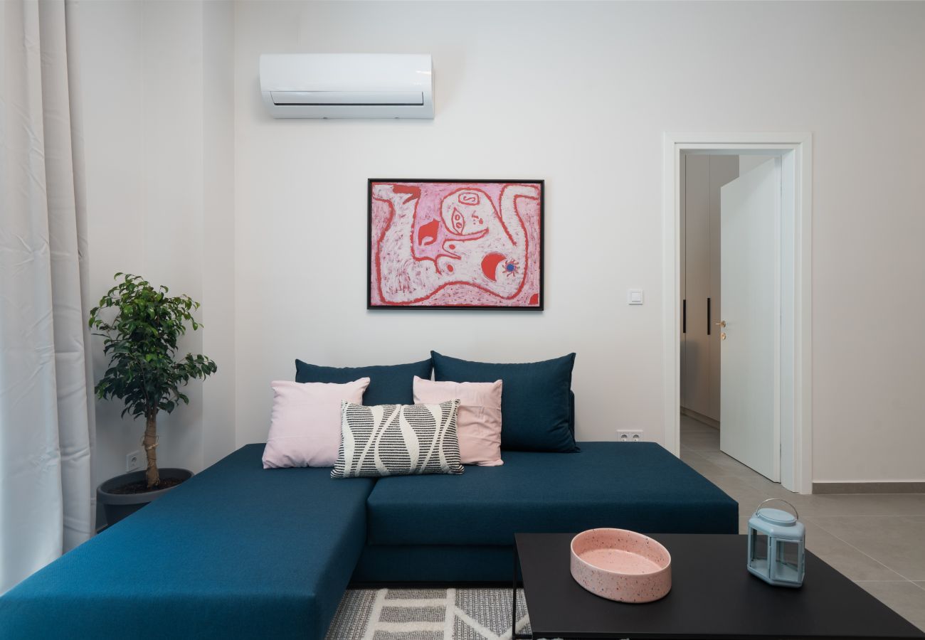Apartment in Athens - 1BR Next to Metro Modern Living & Arcade Machine
