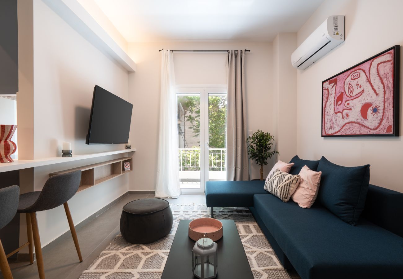 Apartment in Athens - 1BR Next to Metro Modern Living & Arcade Machine
