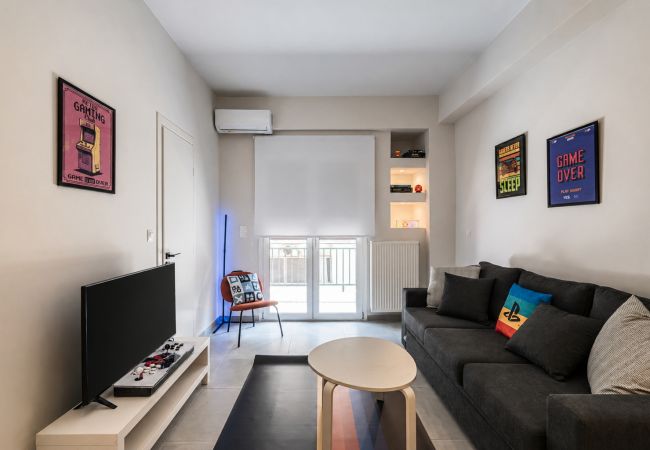 Apartment in Athens - Spacious 2BR · Playroom Board Games · Family-Home