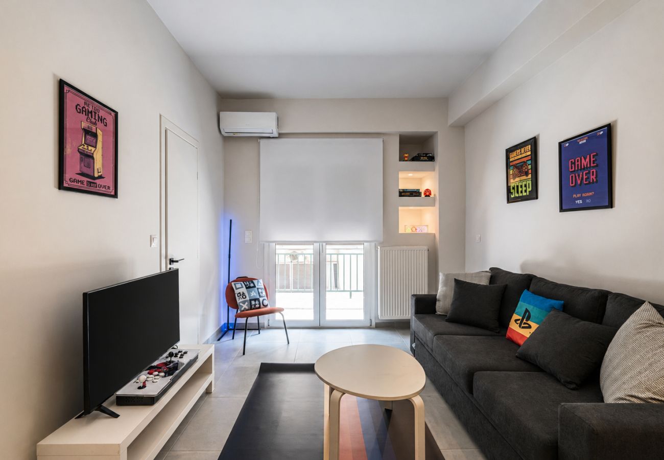 Apartment in Athens - Spacious 2BR · Playroom Board Games · Family-Home