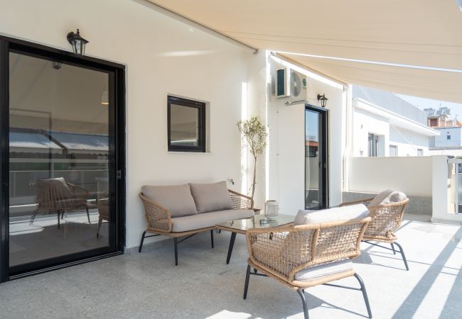 Apartment in Athens - 1BR Cozy Apt Near Metro w/ Huge Balcony &City View