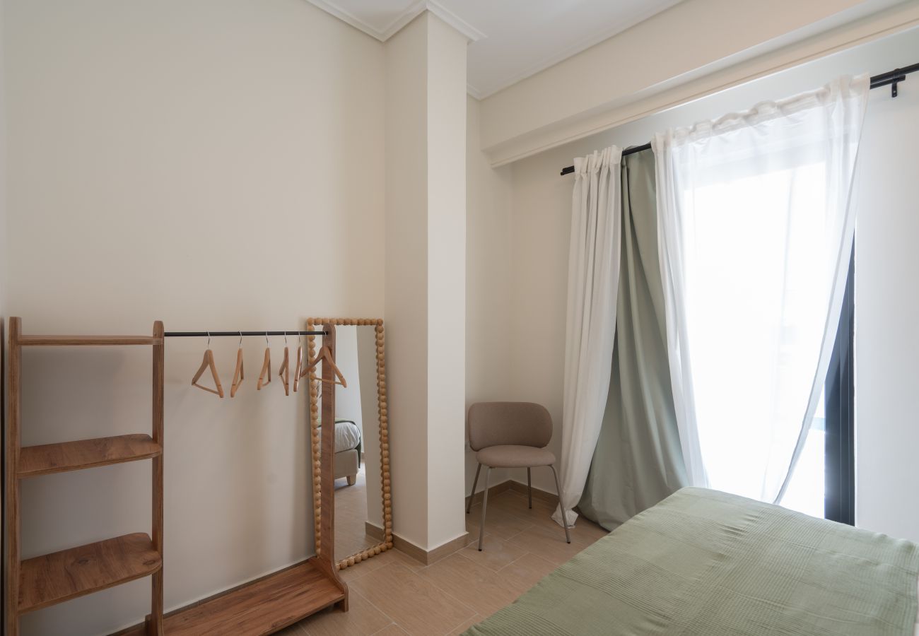 Apartment in Athens - 1BR Cozy Apt Near Metro w/ Huge Balcony &City View