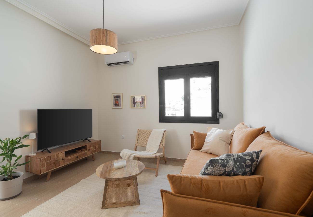 Apartment in Athens - 1BR Cozy Apt Near Metro w/ Huge Balcony &City View