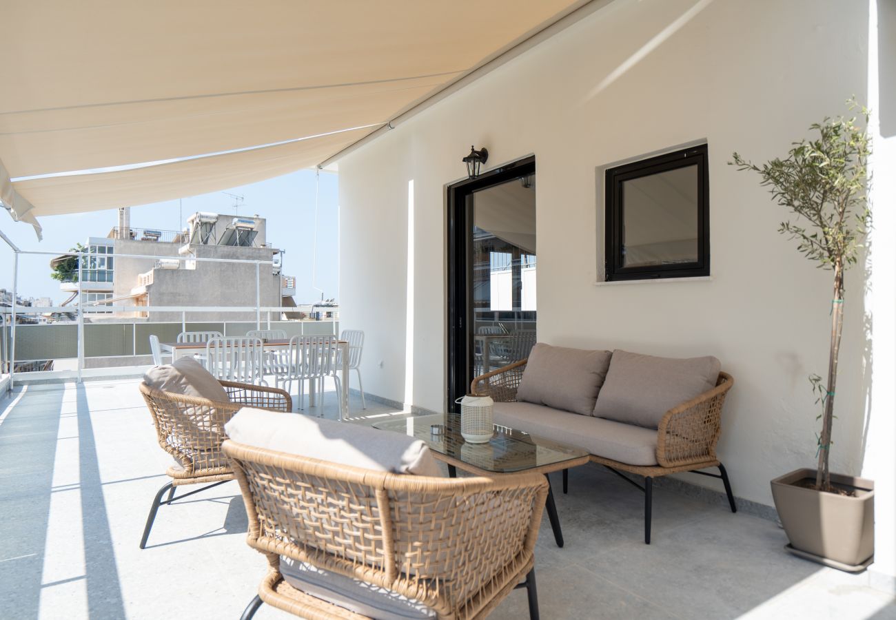 Apartment in Athens - 1BR Cozy Apt Near Metro w/ Huge Balcony &City View