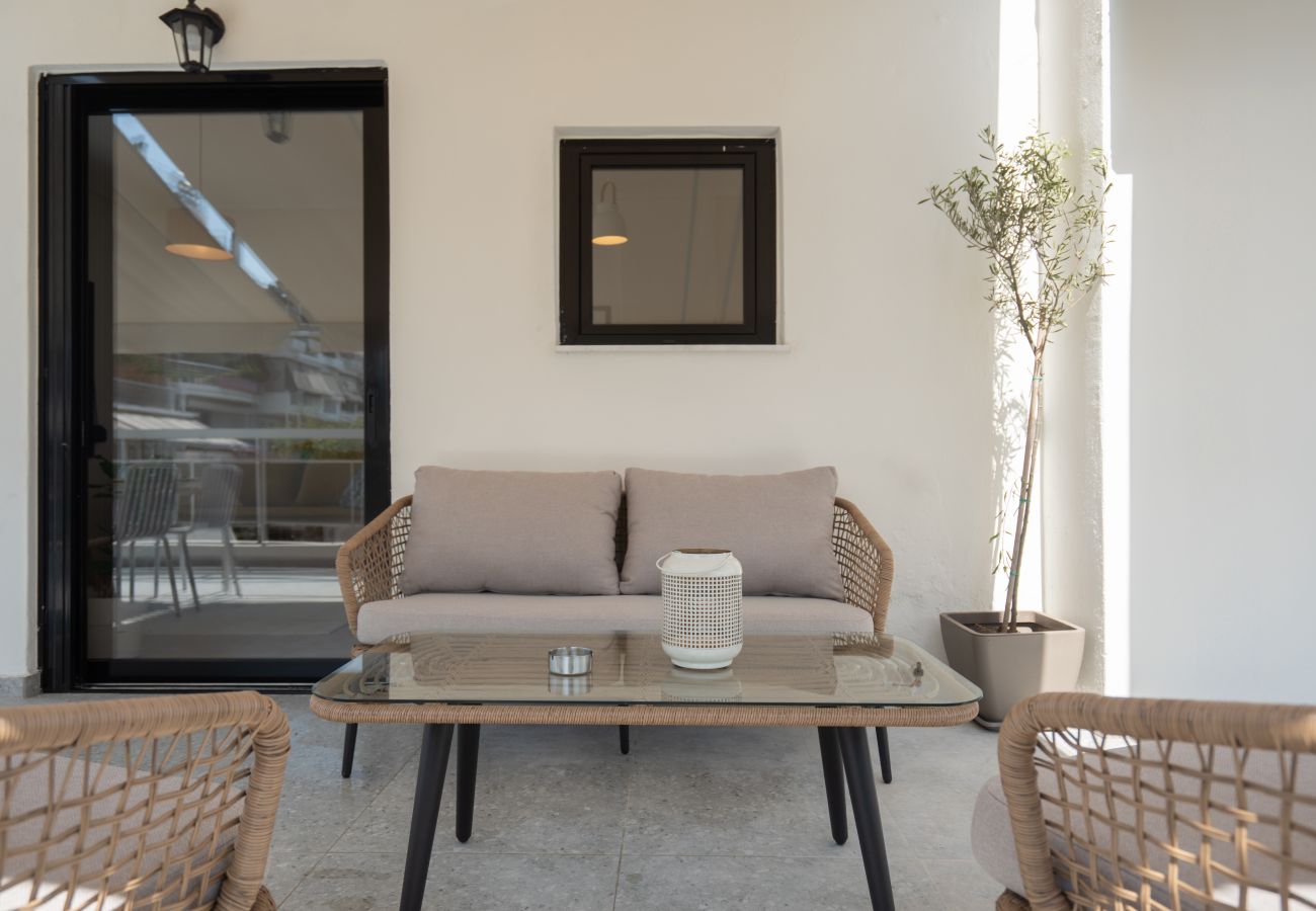 Apartment in Athens - 1BR Cozy Apt Near Metro w/ Huge Balcony &City View