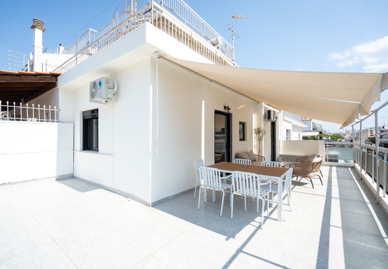 Apartment in Athens - 1BR Cozy Apt Near Metro w/ Huge Balcony &City View