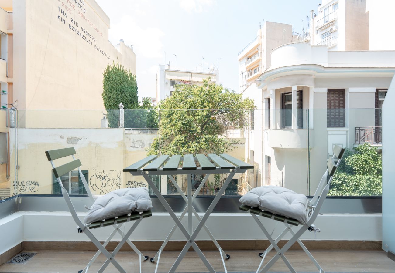 Apartment in Athens - Modern 2BR w/ Rooftop Sauna / Gym / Meeting Room