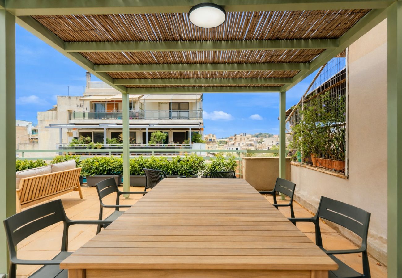 Apartment in Athens - Suite Studio By Metro | Starlink | Rooftop Views