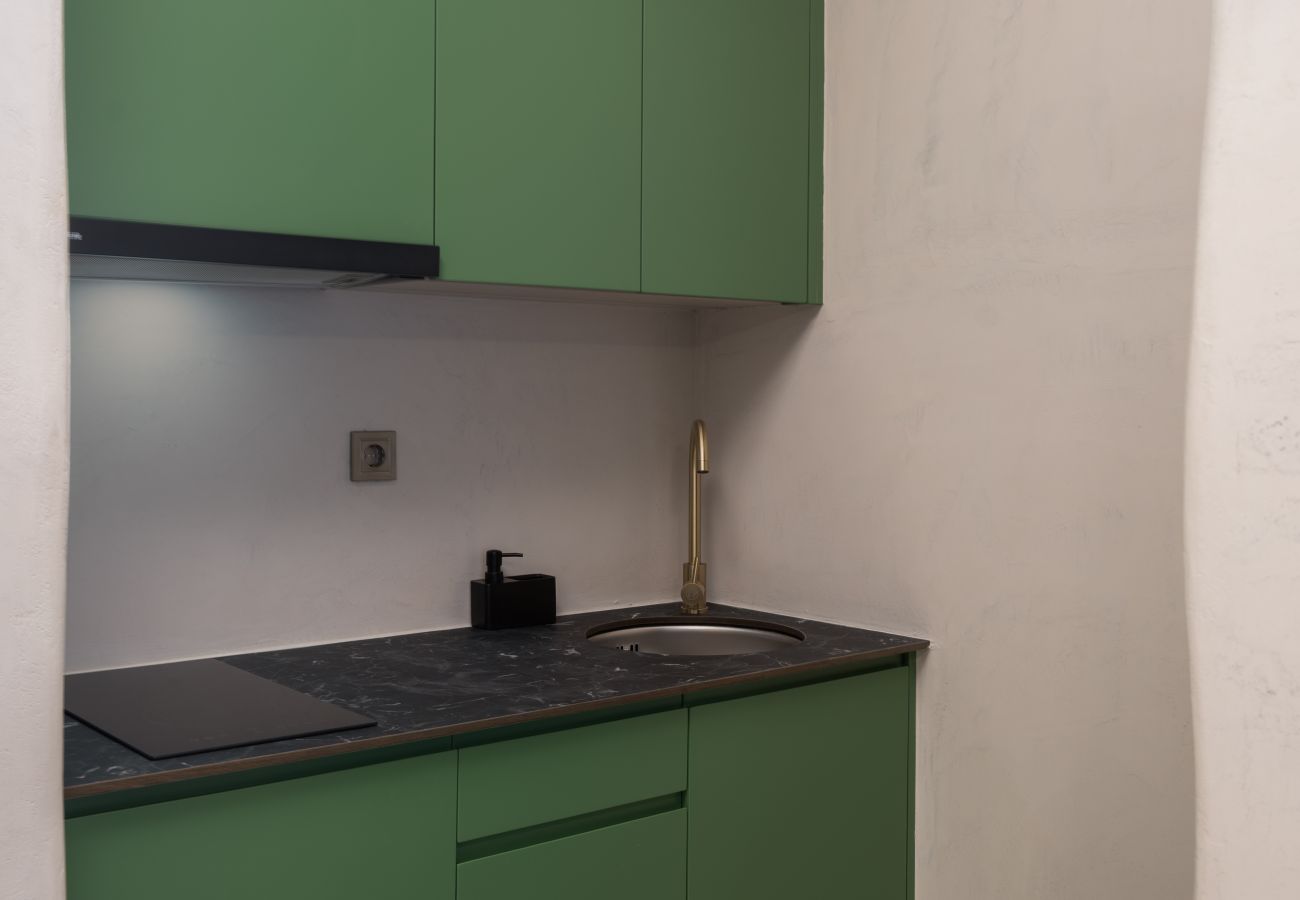 Apartment in Athens - Spacious Studio | Metro | Starlink | Huge Rooftop