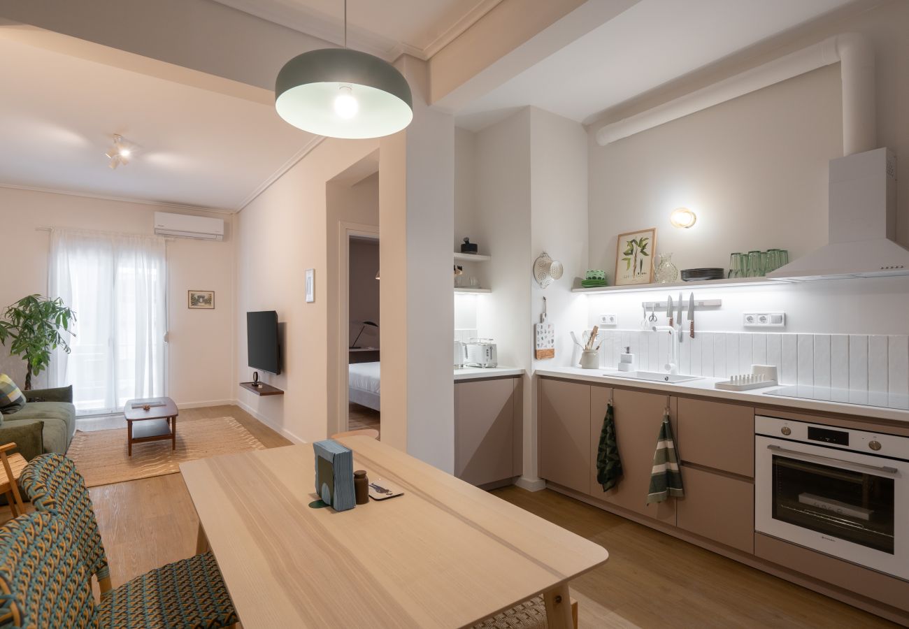 Apartment in Athens - Cozy 2BR Apartment • Warm, Bright & Steps to Metro