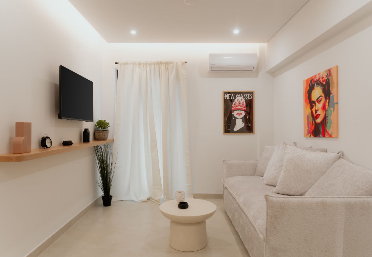 Apartment in Athens - 1BR Designer Suite Homey Feel Near Metro