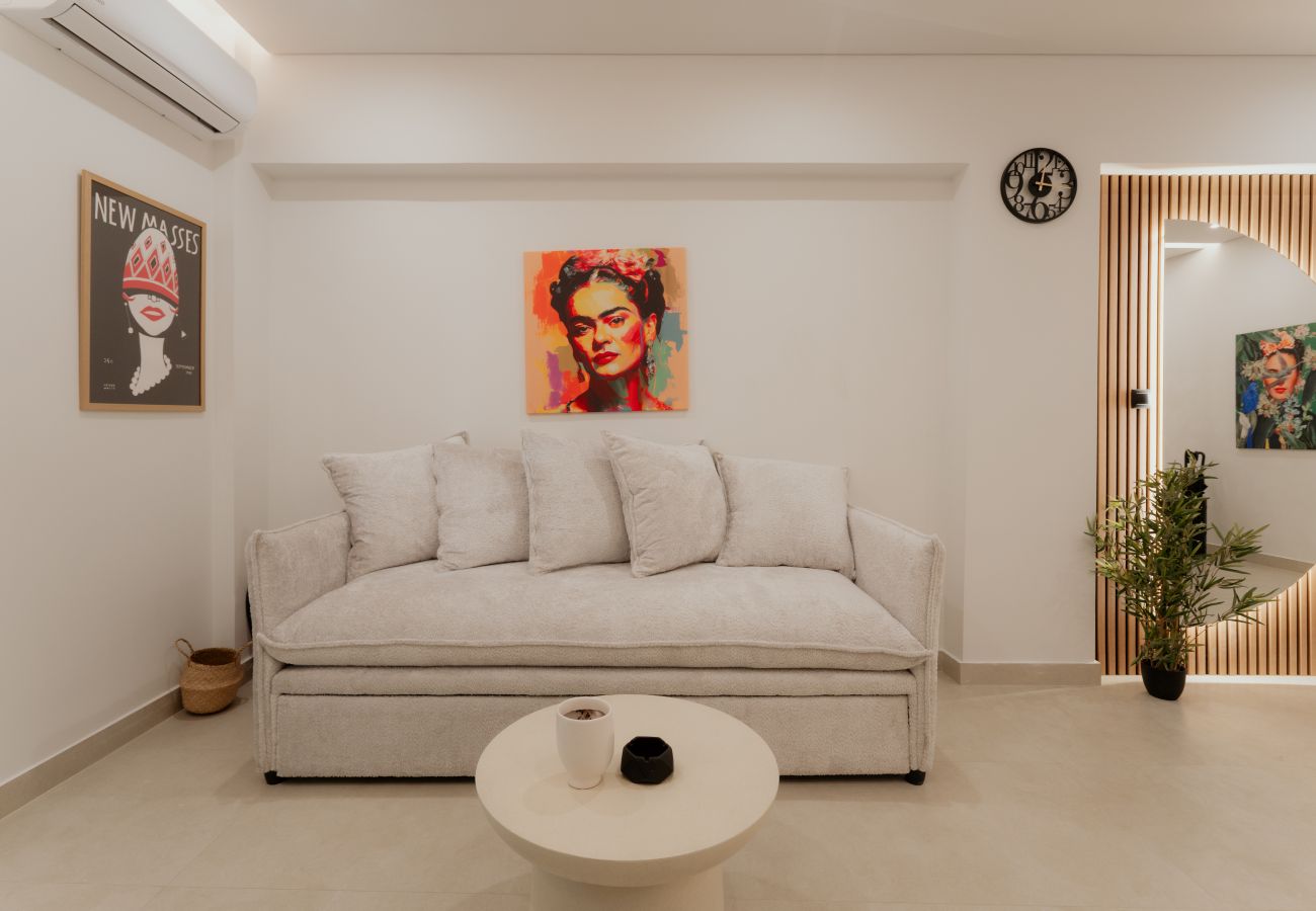 Apartment in Athens - 1BR Designer Suite Homey Feel Near Metro
