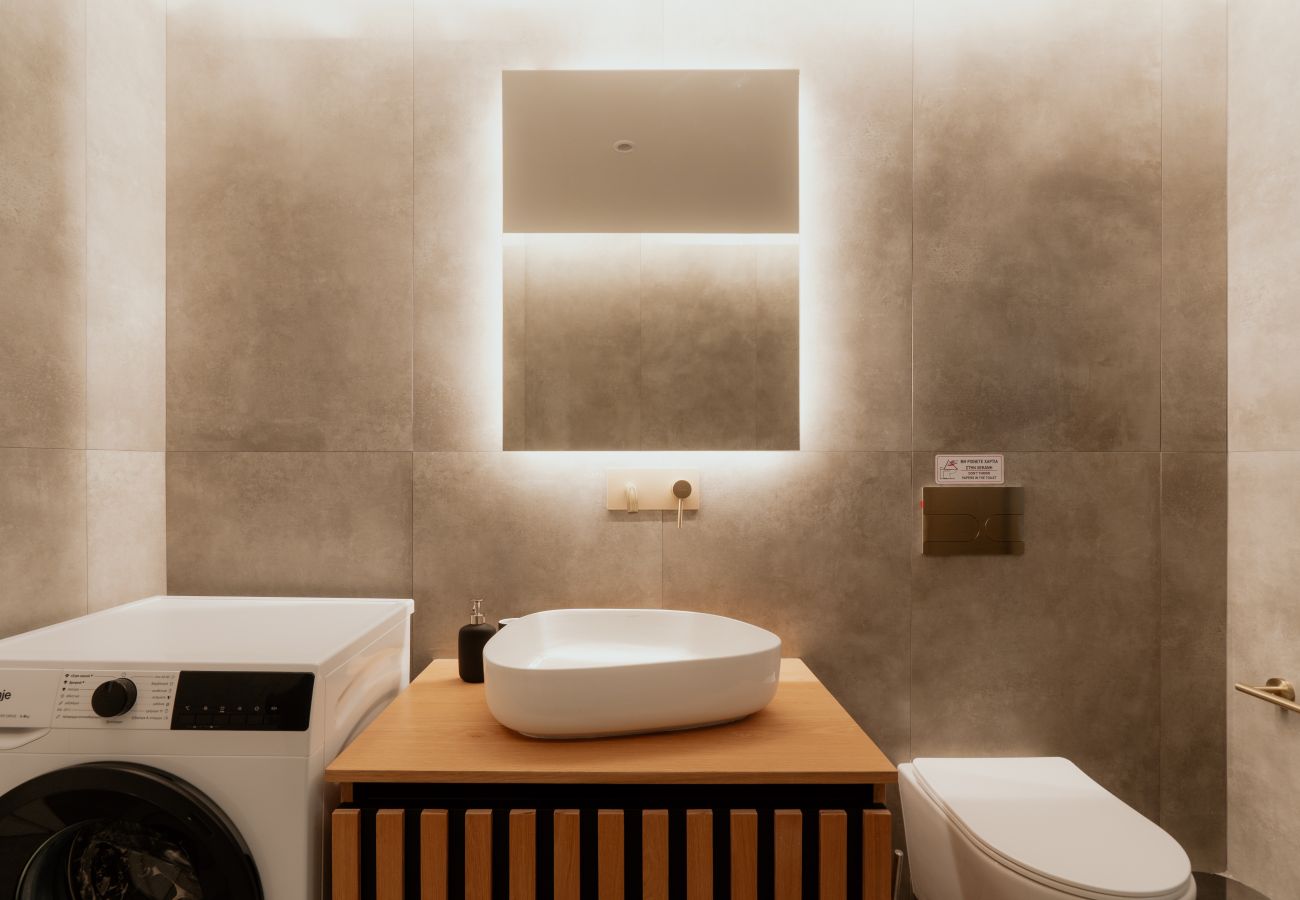 Apartment in Athens - 1BR Designer Suite Homey Feel Near Metro