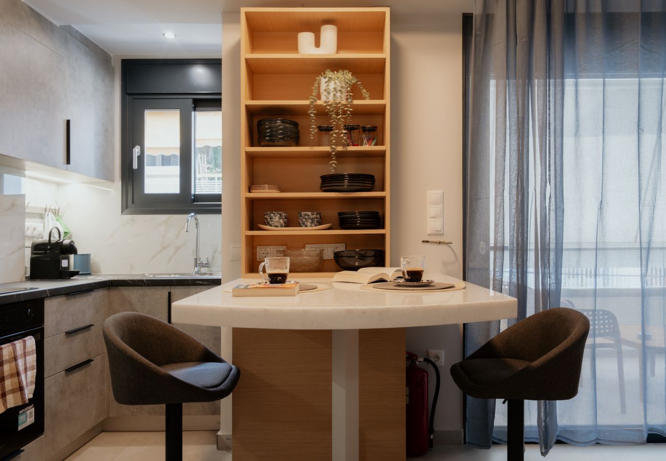 Apartment in Kallithea - 1BR Brand New Suite | Private Parking | Near Metro