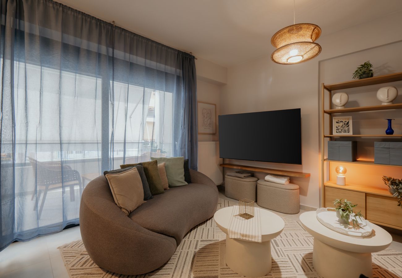 Apartment in Kallithea - 1BR Brand New Suite | Private Parking | Near Metro