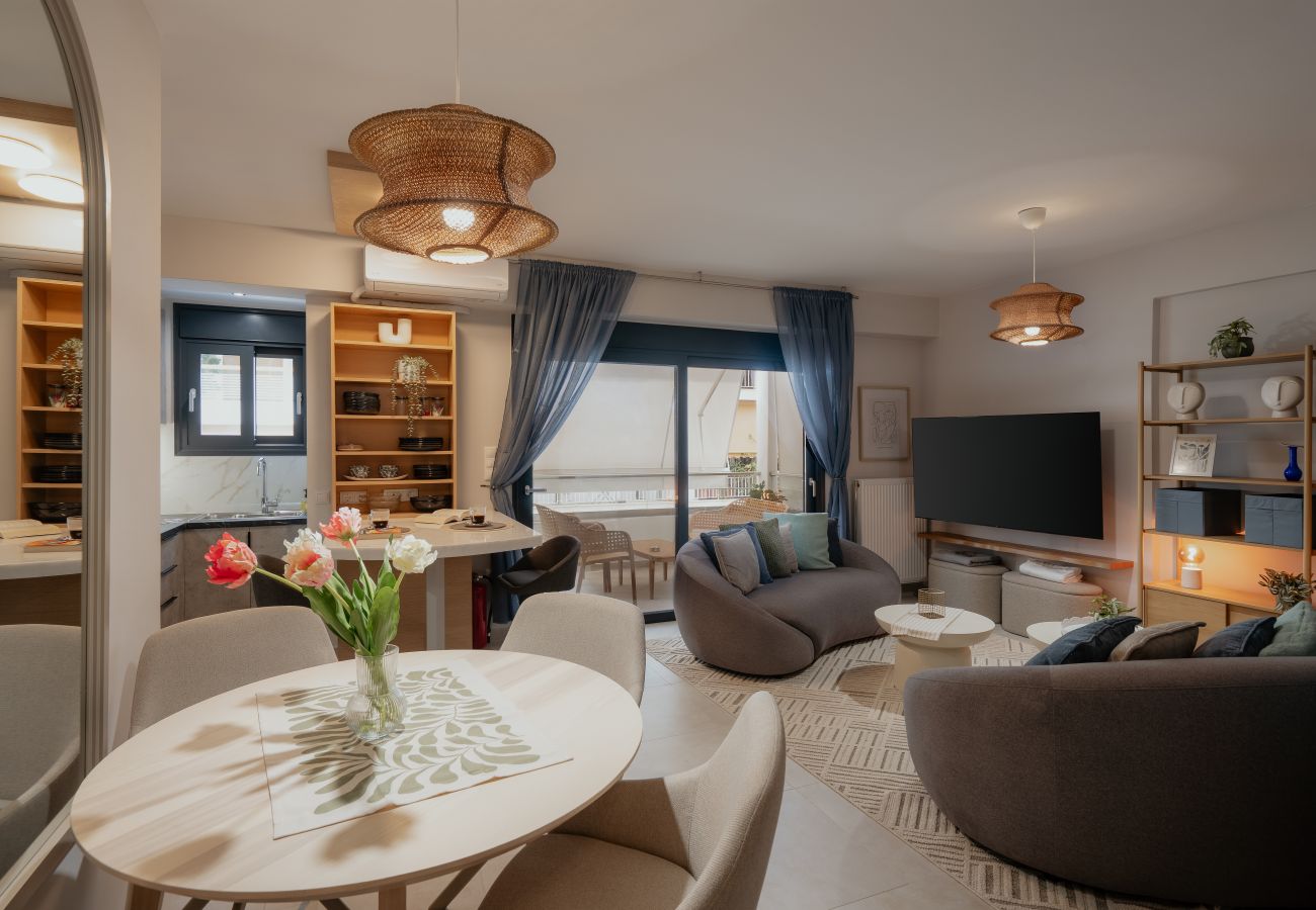 Apartment in Kallithea - 1BR Brand New Suite | Private Parking | Near Metro